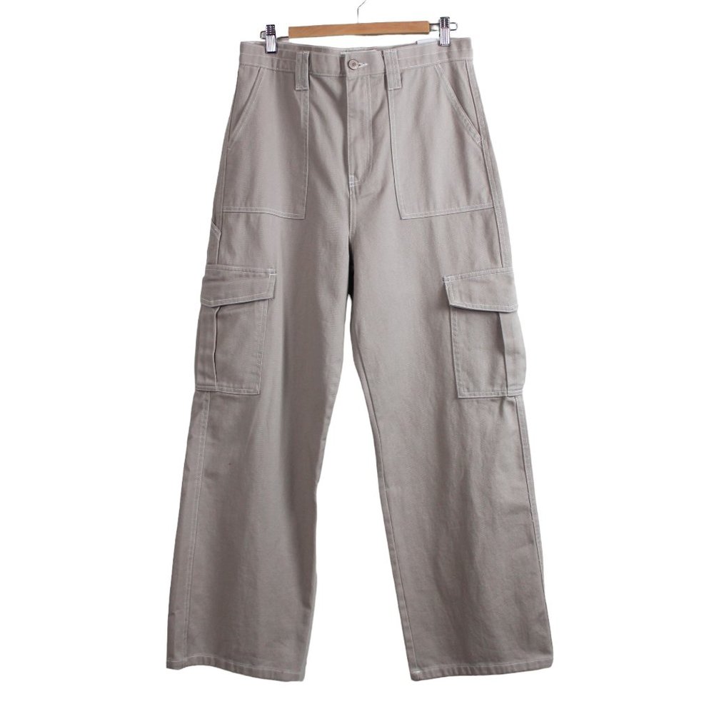 Ardene Beige 90's High-rise Tall Carpenter Jeans